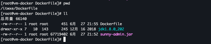 DockerFile目录结构